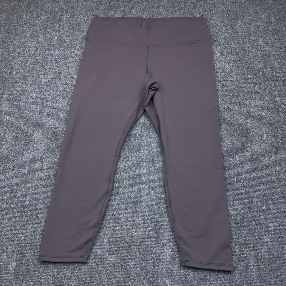 Fabletics Boost PowerHold 7/8 Leggings Womens 1X Purple High-Waisted Compression